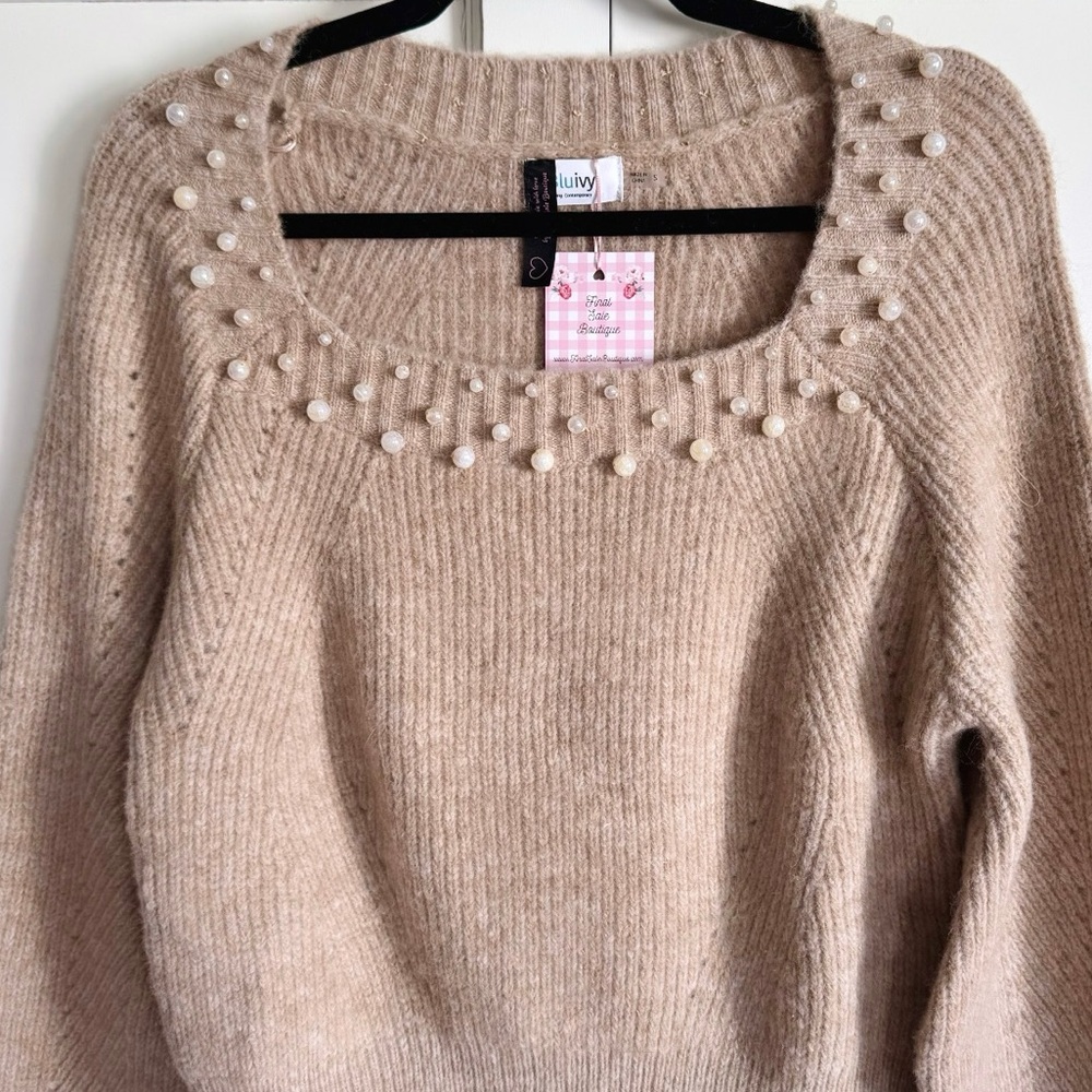 Hand embellished Christmas festive sweater
